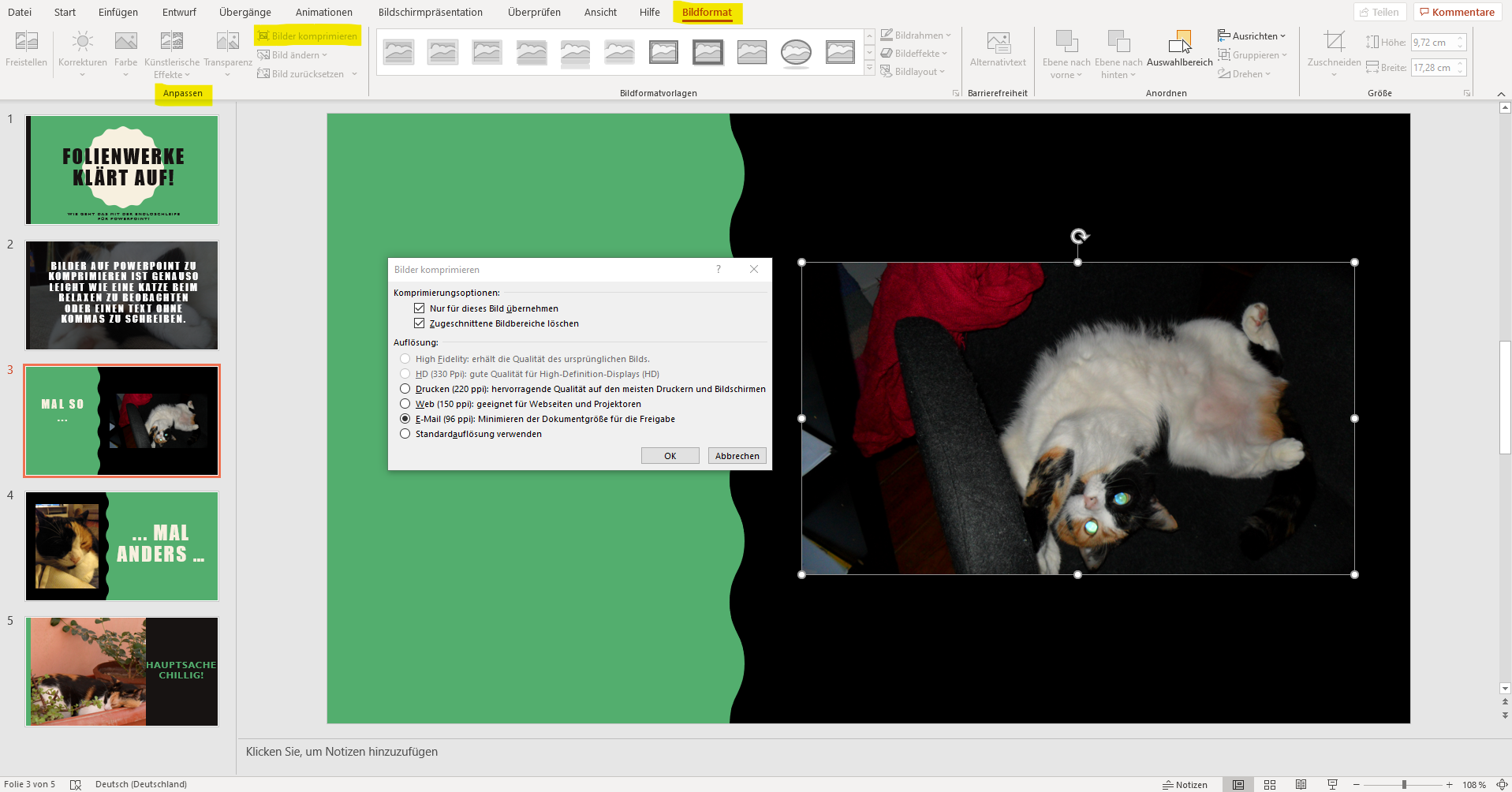 Bilder Komprimieren Auf Powerpoint Nichts Leichter Als Das