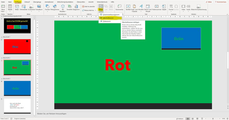 Powerpoint Zoom Interaktiv Prasentieren